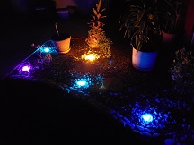Multicolor River Rock lighting